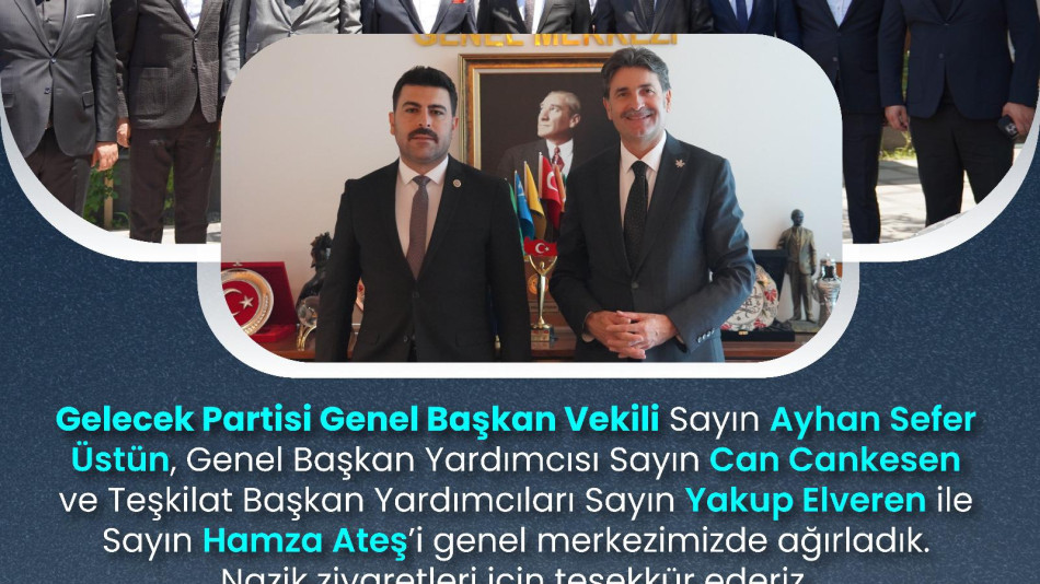 Gelecek Partisi Heyetinden DMK’ya Ziyaret